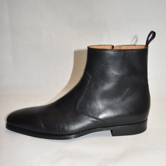 MAGNANNI Men's Jalen Square Toe Zip Boots Black Size 11.5 M 24202 - Picture 5 of 10